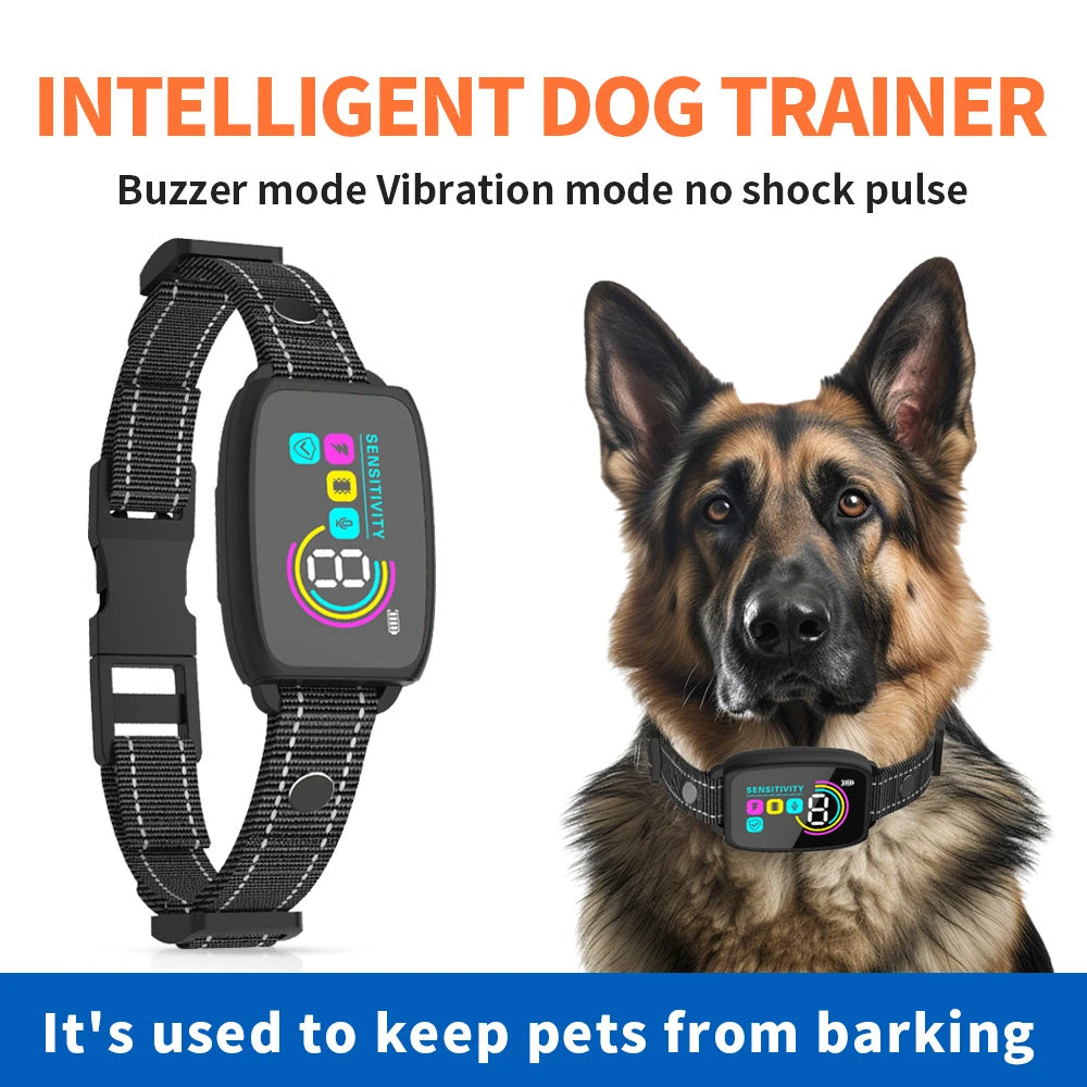 Smart Automatic Anti Barking Dog Collar Rechargeable Bark Stopper Stop Barking