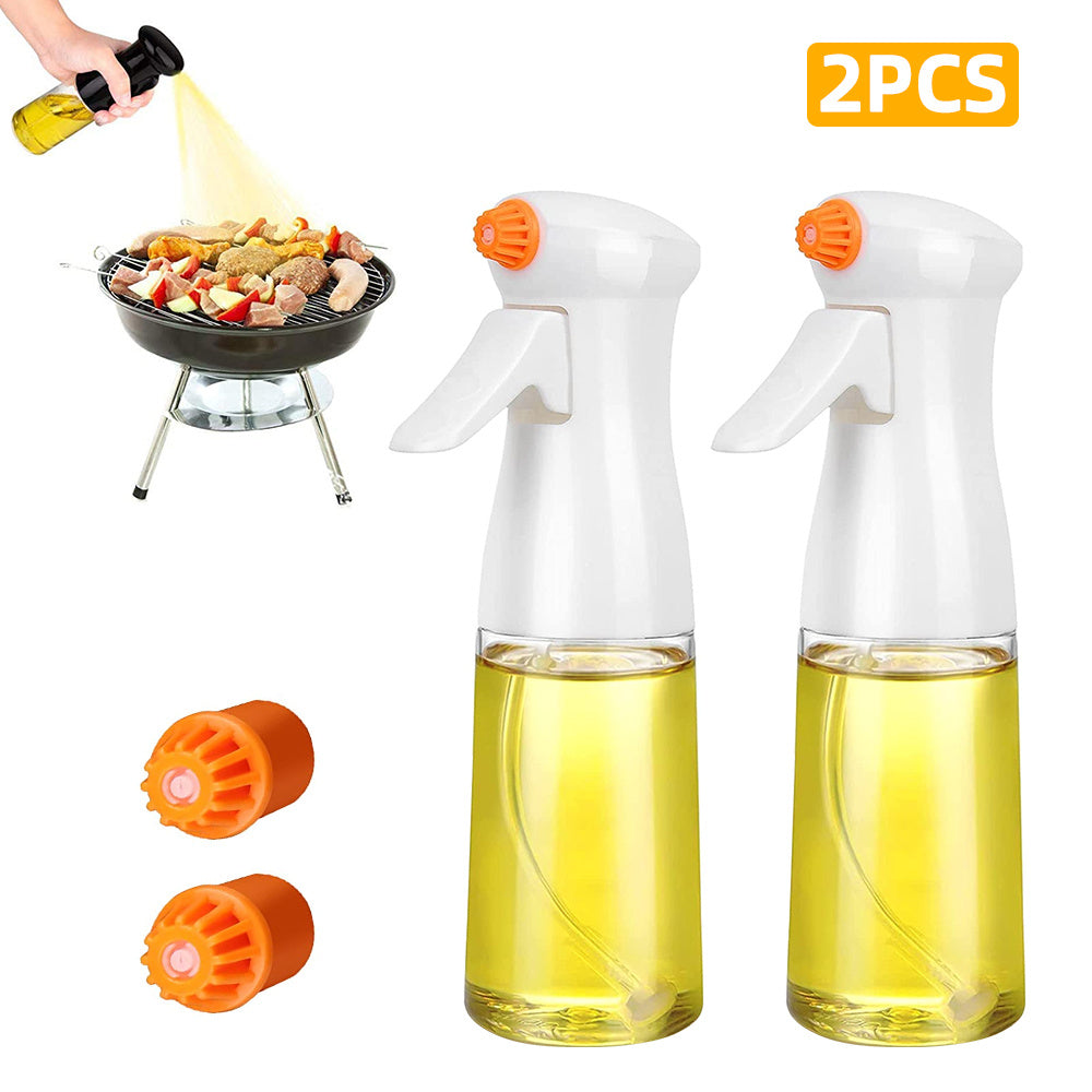 Oil Spray Bottle Glass Kettle Kitchen High-pressure