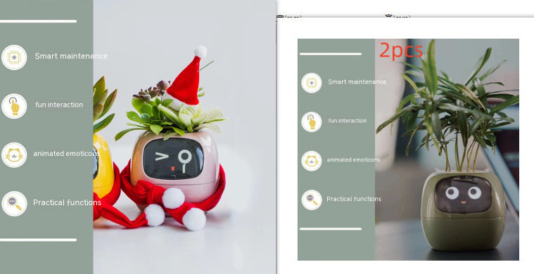 Smart Planter Endless Fun Over 49 Rich Expressions 7 Smart Sensors