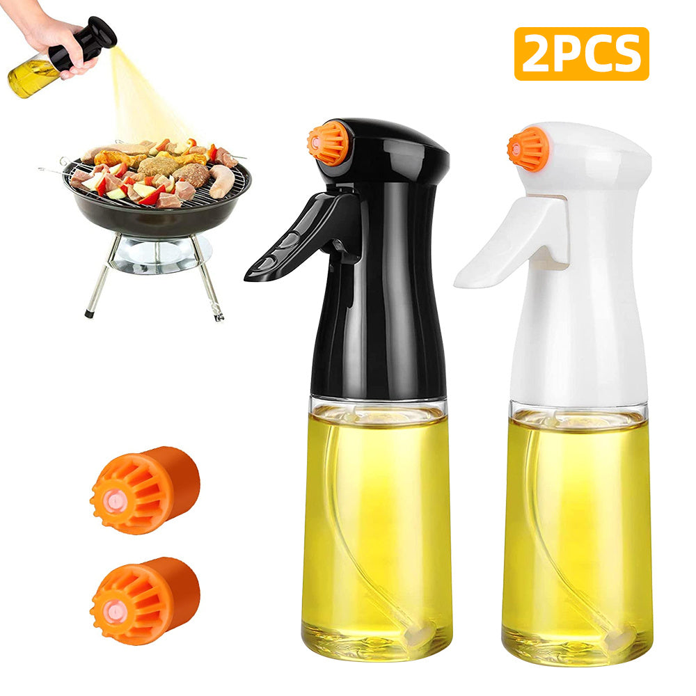 Oil Spray Bottle Glass Kettle Kitchen High-pressure