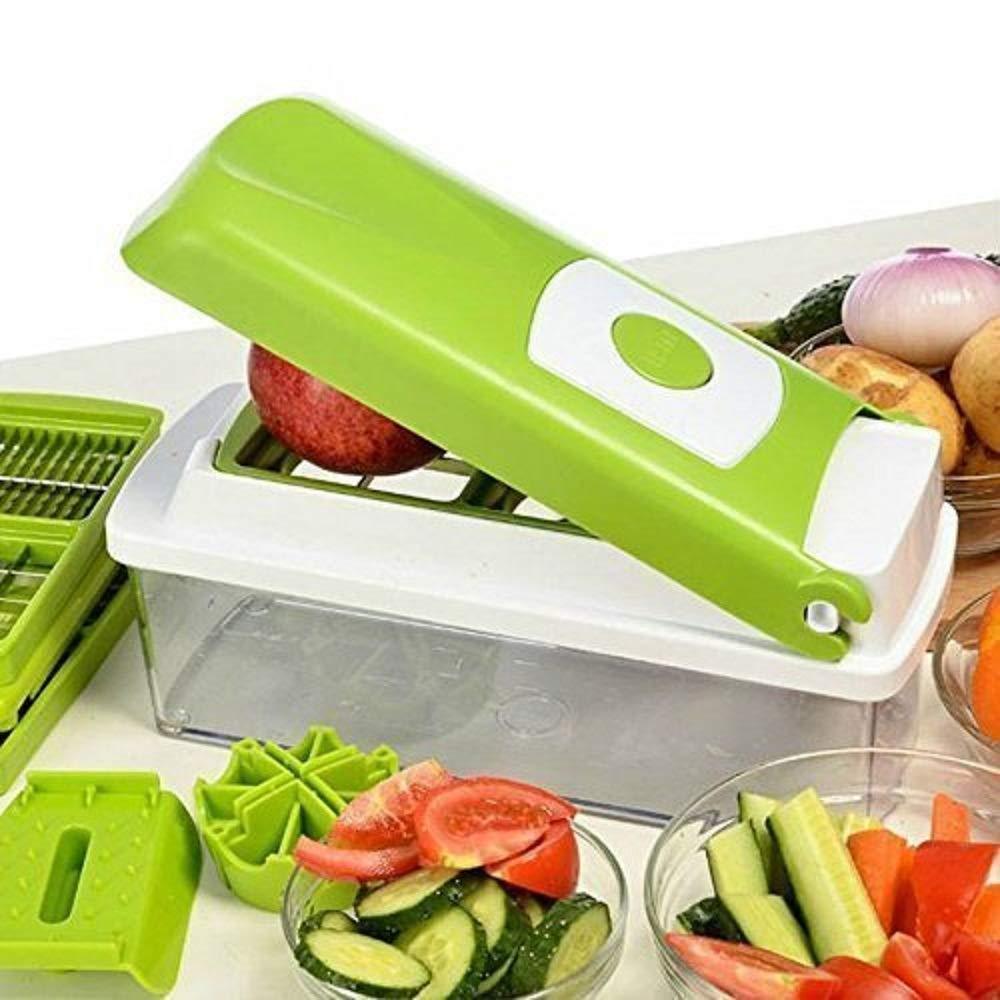 12pcs Multifunctional Vegetable Chopper Handle Food Grate Food Chopper