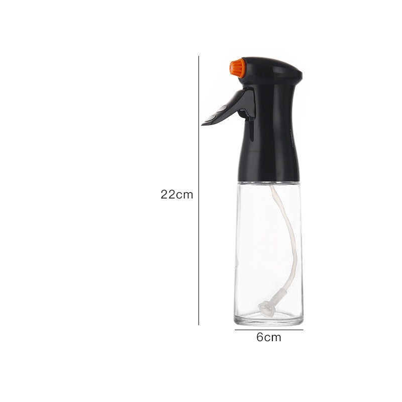 Oil Spray Bottle Glass Kettle Kitchen High-pressure