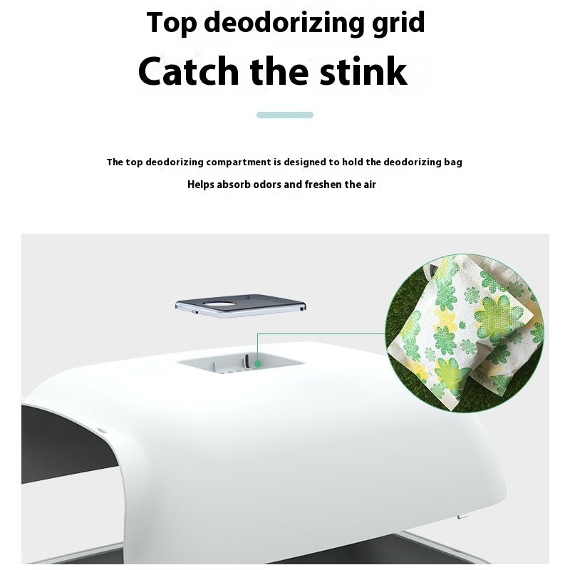 Cat Litter Box in Cat Litter Fully Enclosed Cat Toilet