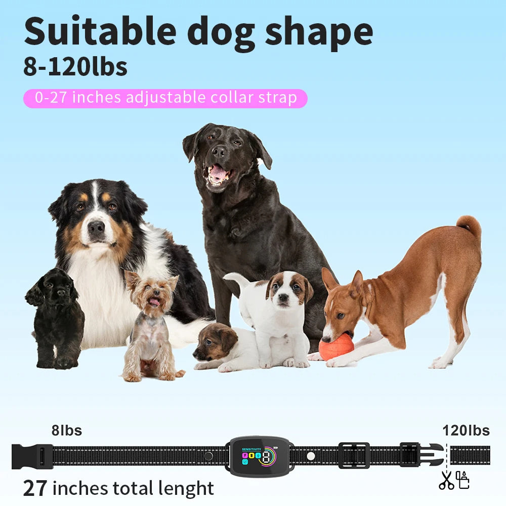 Smart Automatic Anti Barking Dog Collar Rechargeable Bark Stopper Stop Barking