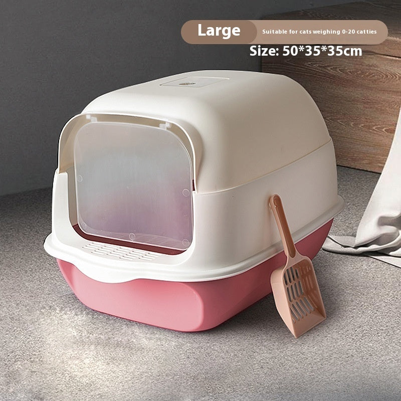 Cat Litter Box in Cat Litter Fully Enclosed Cat Toilet