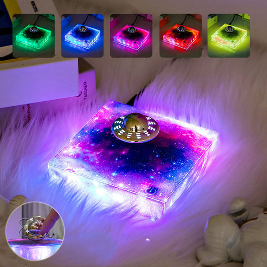 Levitating UFO Color Galaxy Lamp Magnetic Suspension UFO