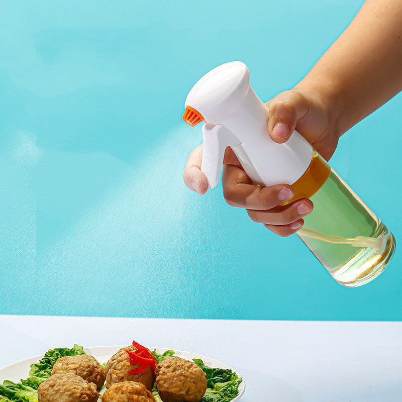 Oil Spray Bottle Glass Kettle Kitchen High-pressure